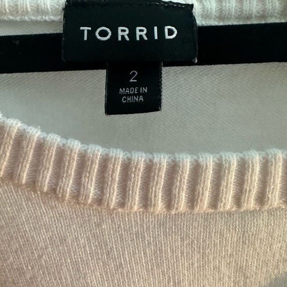 ♥️ Torrid preloved Tie Dye Long Sleeve Raglan Pullover 2X - Picture 9 of 11